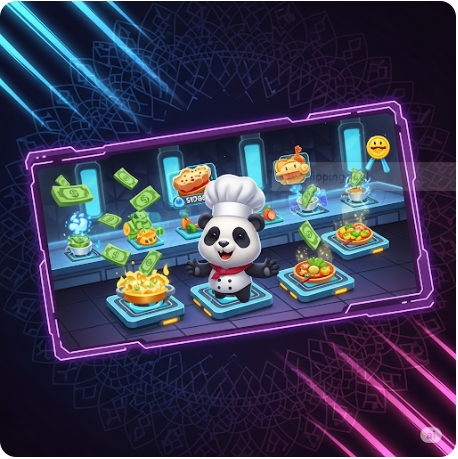 Panda Kitchen Idle Tycoon